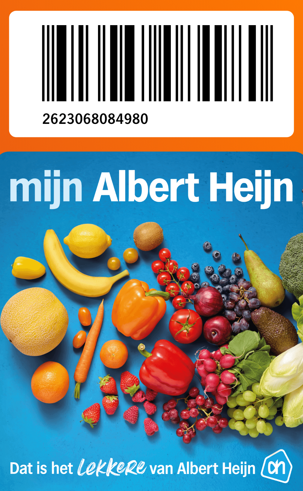 Bonuskaart vergeten pagina met scanbare bonuskaart barcode